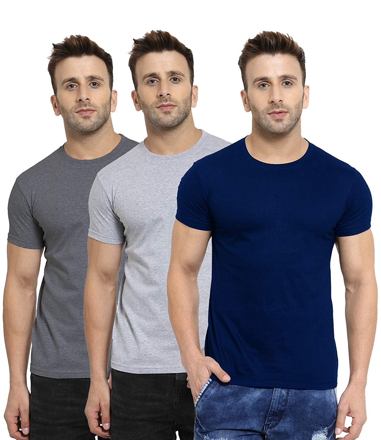 T-Shirt Combo (3 Pack) Scott International Men's Regular Fit - Price ...