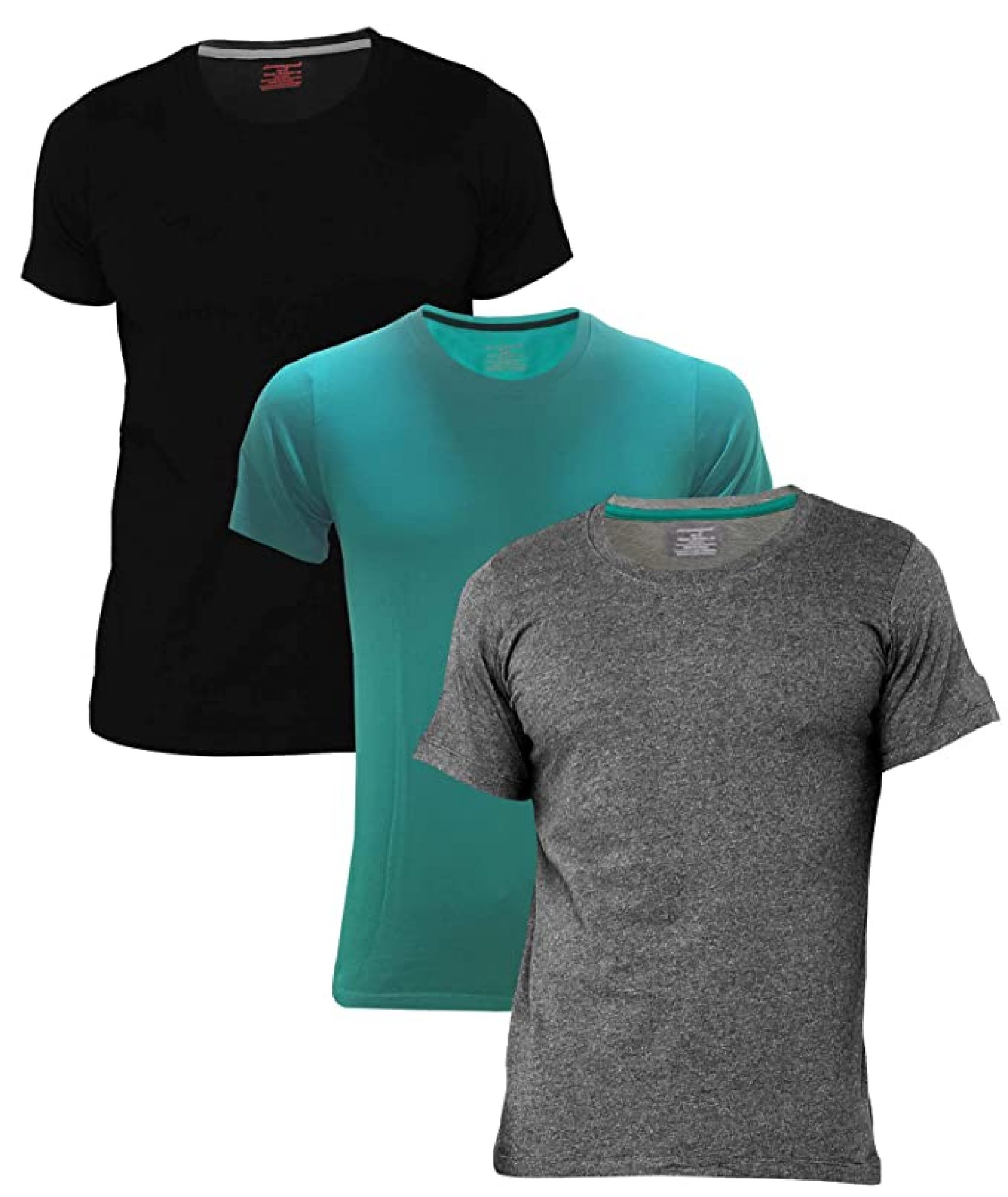 Men's Plain Regular Fit T-Shirt by Chromozome (Pack Of 3 Combo) - Price ...